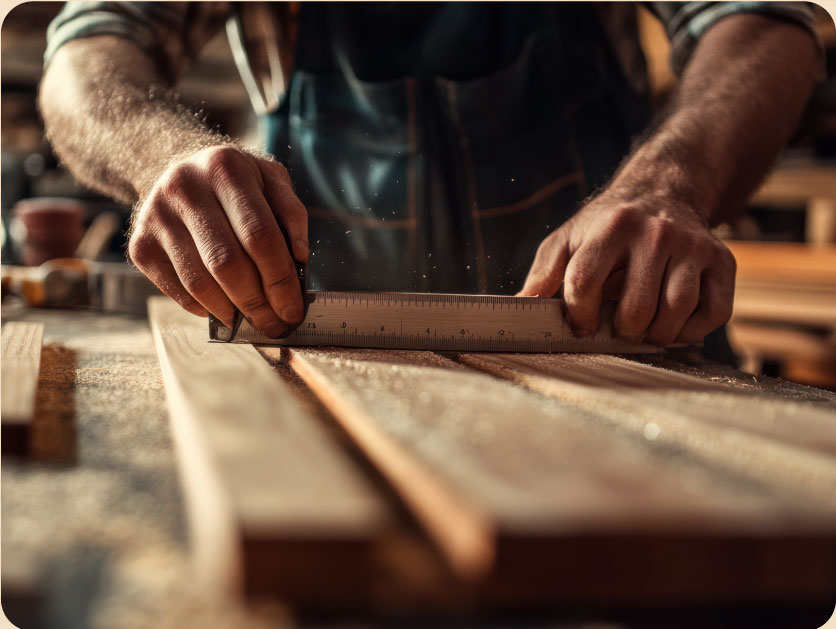Portes et fenêtres en bois massif fabriquées sur mesure par les maîtres-ébénistes d’Atelier Taureau.